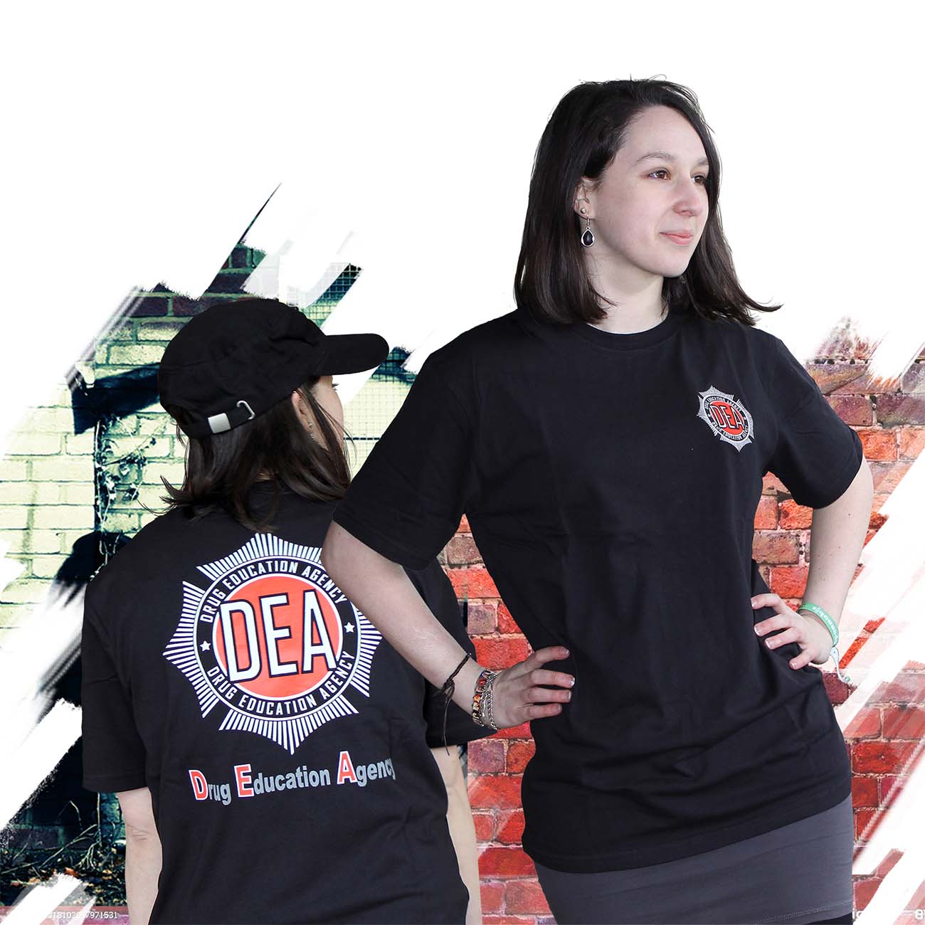 DEA Drug Education Agency T-Shirt L