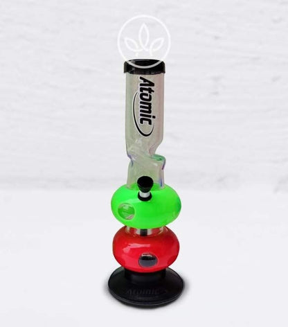 Atomic Acrylbong | H: 30cm - Bubble Design