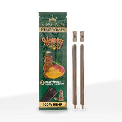 King Palm Hemp Wraps Honey Mango - 2 x Hemp Blunt Wraps pro Packung