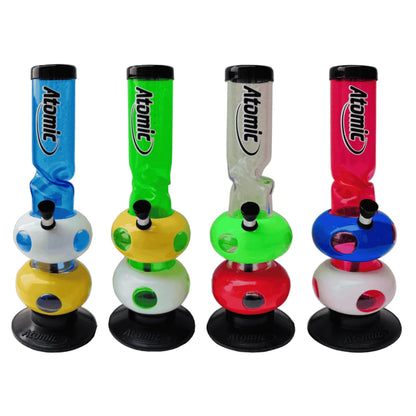 Atomic Acrylbong | H: 30cm - Bubble Design