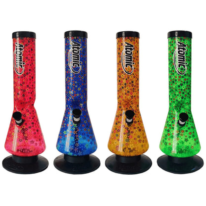 Atomic Acrylbong | H: 30cm - Flower Design