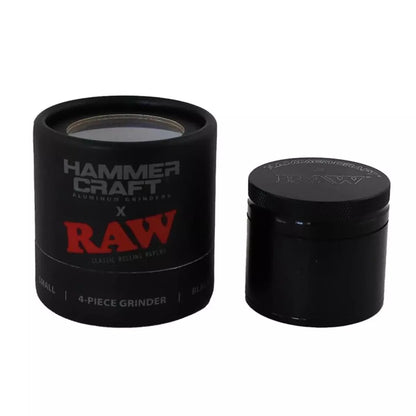 Hammercraft-x-raw-grinder-black-aluminium-4-teilig Small-o-49-mm