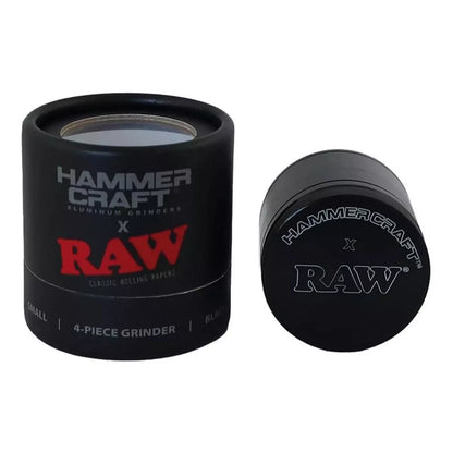 Hammercraft-x-raw-grinder-black-aluminium-4-teilig Small-o-49-mm
